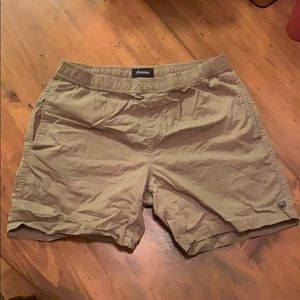 Brixton Steady Drawstring Short - L - Olive